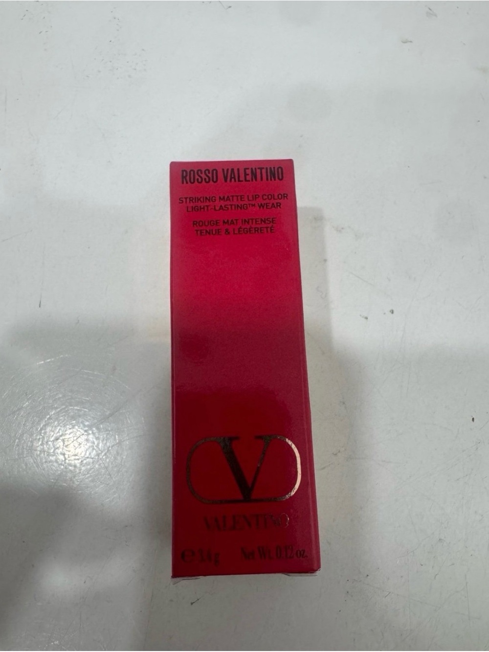 New Valentino Rosso Striking Matte Lip Color - Picture 3 of 8